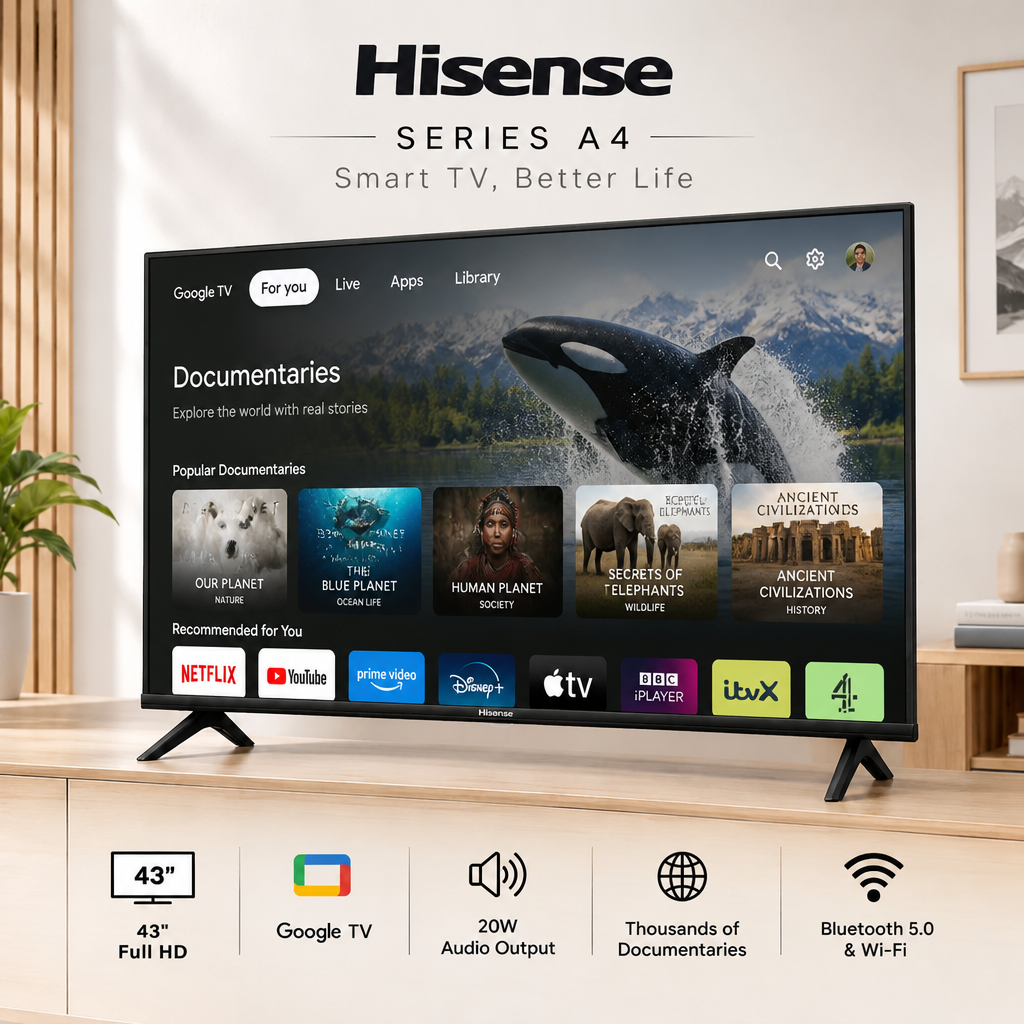 Hisense 43A4200G 43″ – Full HD / Android TV