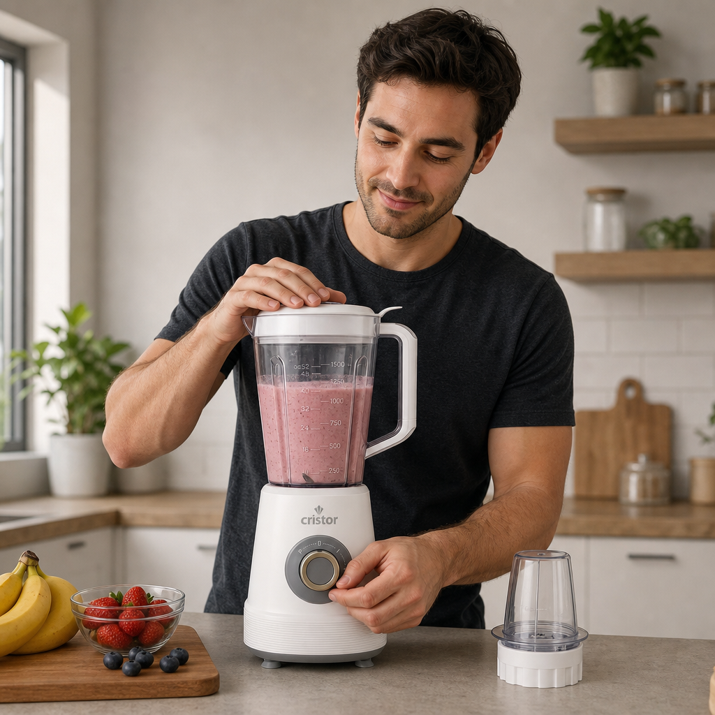 Cristor – KBL1615B – Blender Blendit - Bol 1,5 L et Puissance 600 W