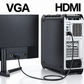 HDMI TO VGA CABLE (1.5M) - Câble Convertisseur HDMI vers VGA