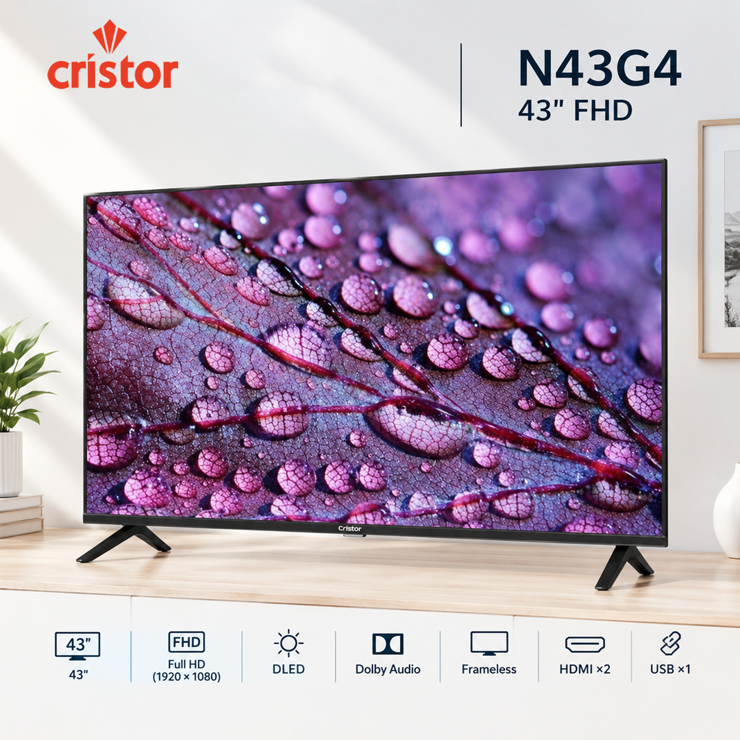 TV 43" HD SERIE C4 CRISTOR N43C4