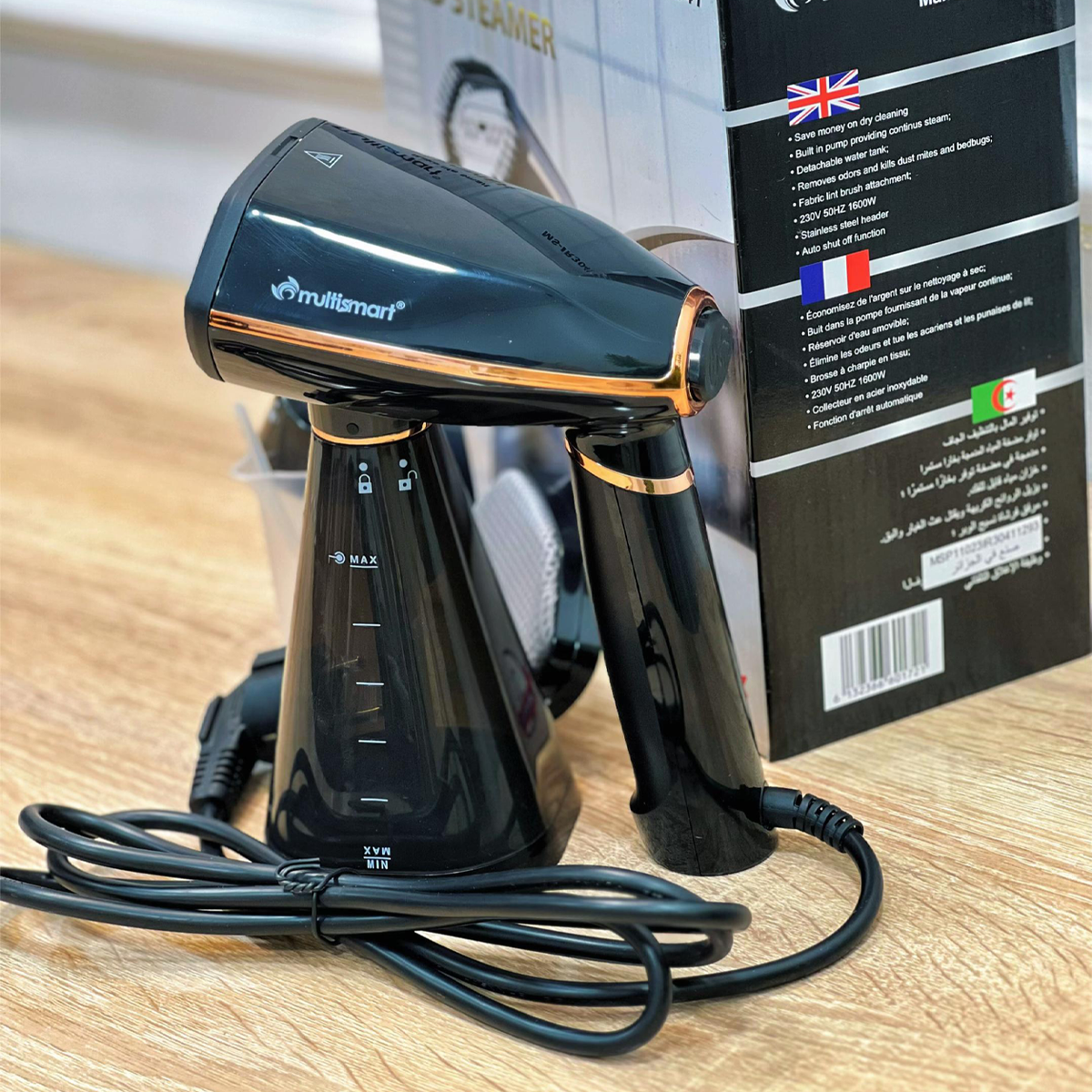 Multismart – MS-IR3031 – Défroisseur à Main Vapeur - Puissance 1600 W