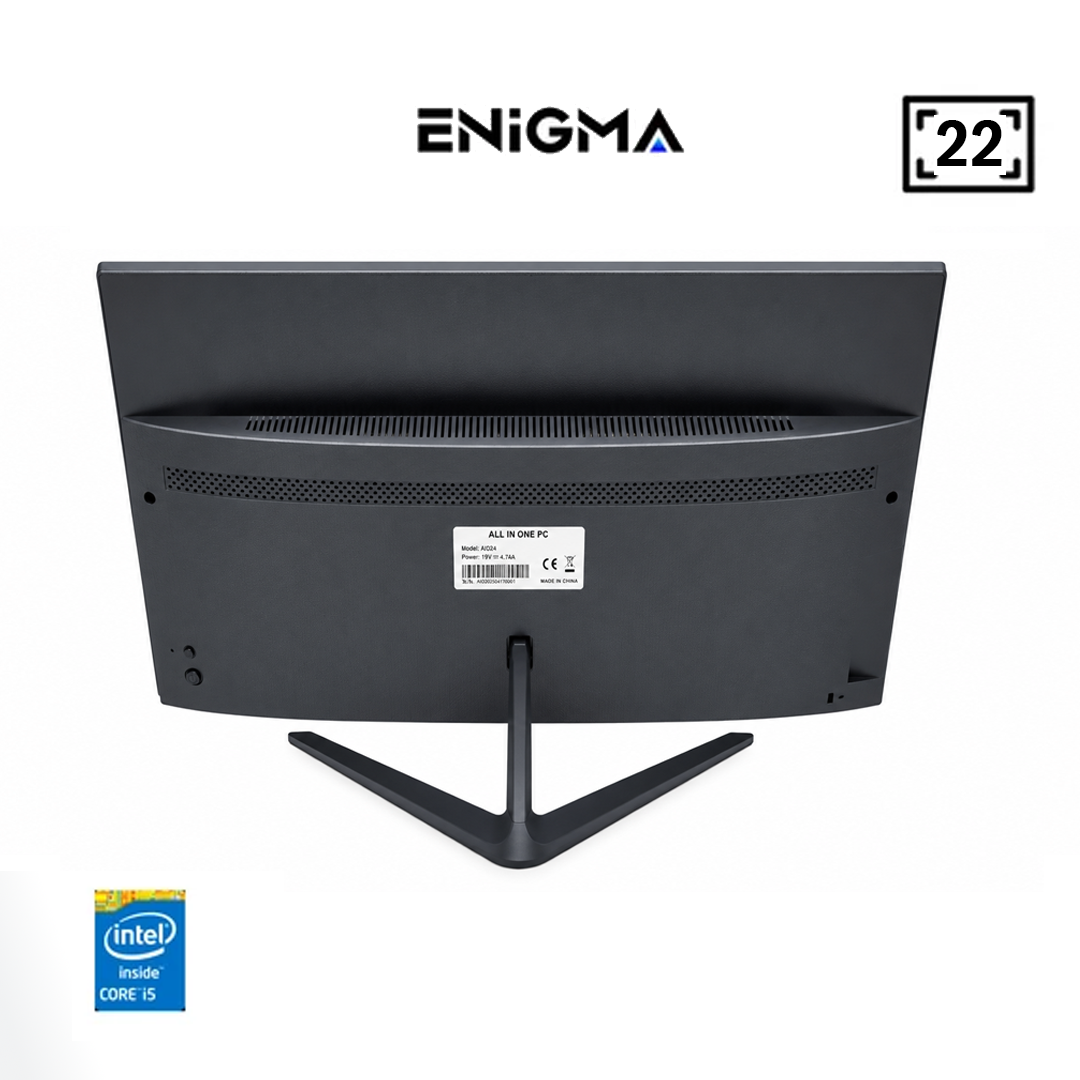 ENIGMA ALL-IN-ONE – Intel® Core™ i5 5ᵉ Génération /RAM 8 Go SSD/ 256 GB Écran 22″ Neuf