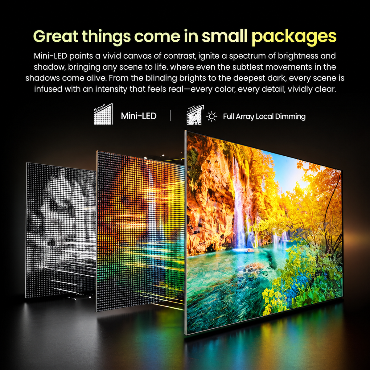 Hisense 55U6N Pro – Televiseur 55 Pouces 4K UHD Smart TV (Mini-LED ULED / Quantum Dot / Dolby Vision / VIDAA OS)