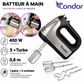 Condor – Batteur a Main Master Mix BT-MH2XN – 400W