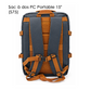 Sac à dos PC Portable 15" (S75) Gris & Cognac