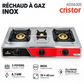 Cristor KGS630S – Rechaud a gaz Inox 3 feux 6,1 kW