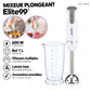 Elite99 – ELT-2310 – Mixeur Plongeant - Puissance 600 W