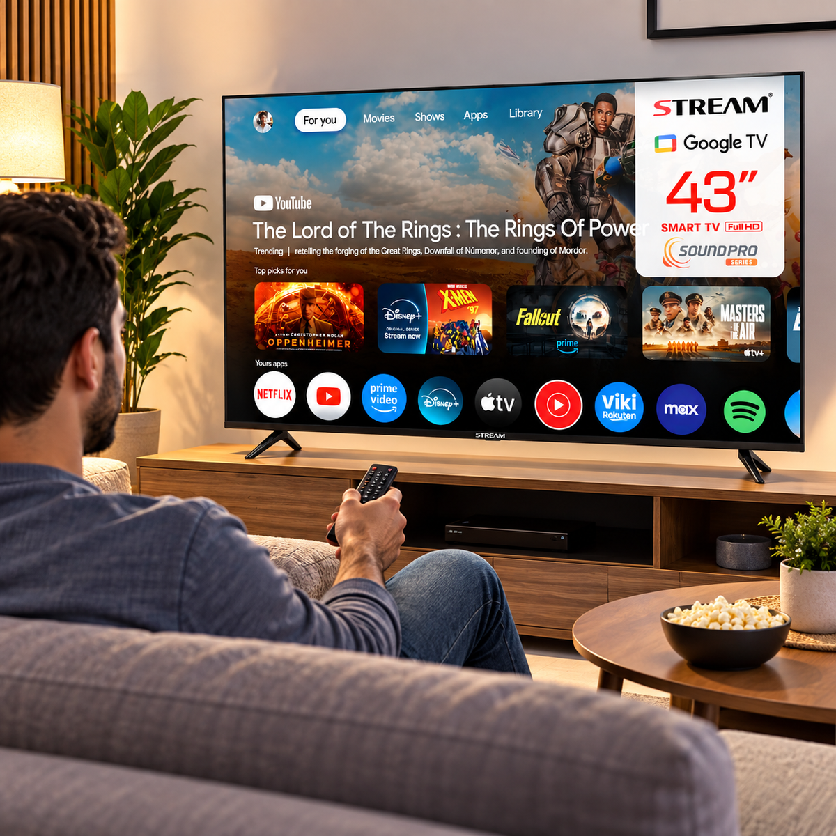 TV STREAM S43GTF4SPRO - 43" Full HD