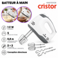 Cristor – Batteur a Main KMX1551GB – 151W - 5 Vitesses avec Crochets