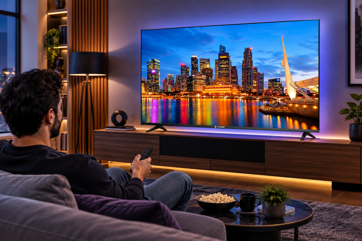 CRISTOR ANDROID TV65 UHD FRAMELES/S M6 P65M6