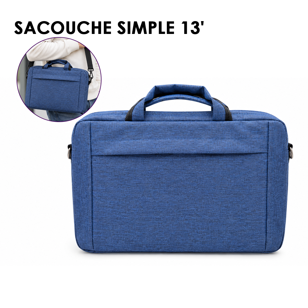 Sacoche PC Portable 13' Bleu Oxford
