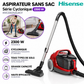 Hisense – Aspirateur Traîneau Sans Sac HVC2302GALRCY – 2300W
