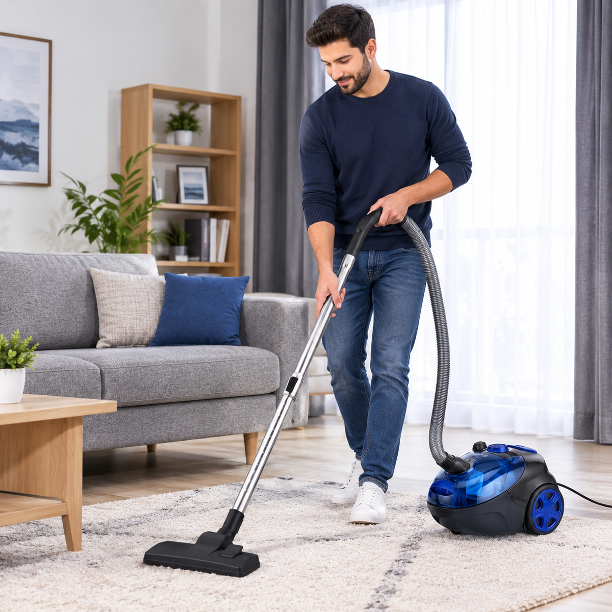 Aspirateur avec sac 1000 W 2L Multismart MS-VC1032