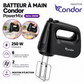 Condor – Batteur à Main PowerMix HM25PX3B – 250W
