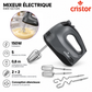 Cristor – Batteur a Main KMX1551GN – 150W - 5 Vitesses avec Crochets