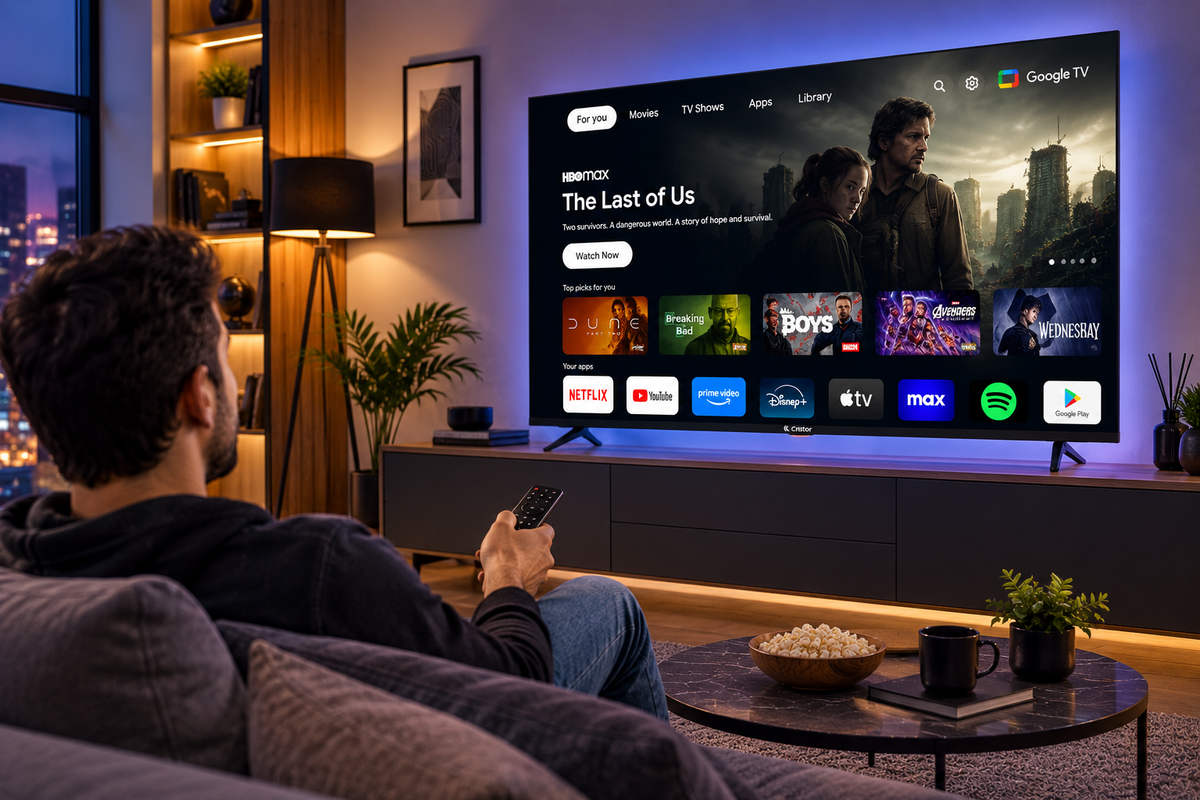 CRISTOR GOOGLE TV 65" UHD / SERIE I6 P65I6