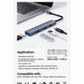 Hub USB-C 4 en 1 Converter - USB-C vers 3 USB-A + USB-C