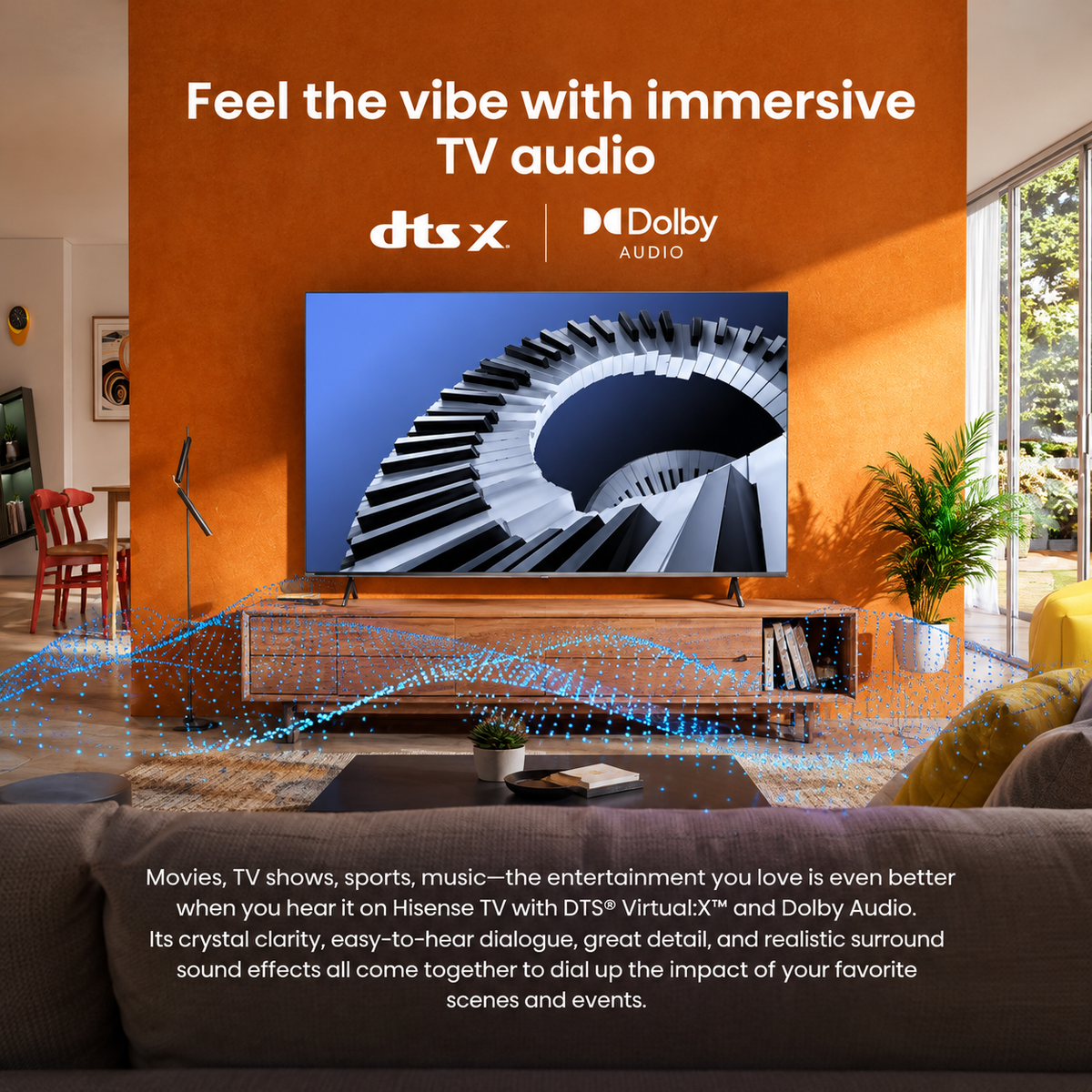 Hisense 75A6N – Téléviseur 75 Pouces 4K UHD Smart TV (Google TV / HDR10 / Dolby Vision)