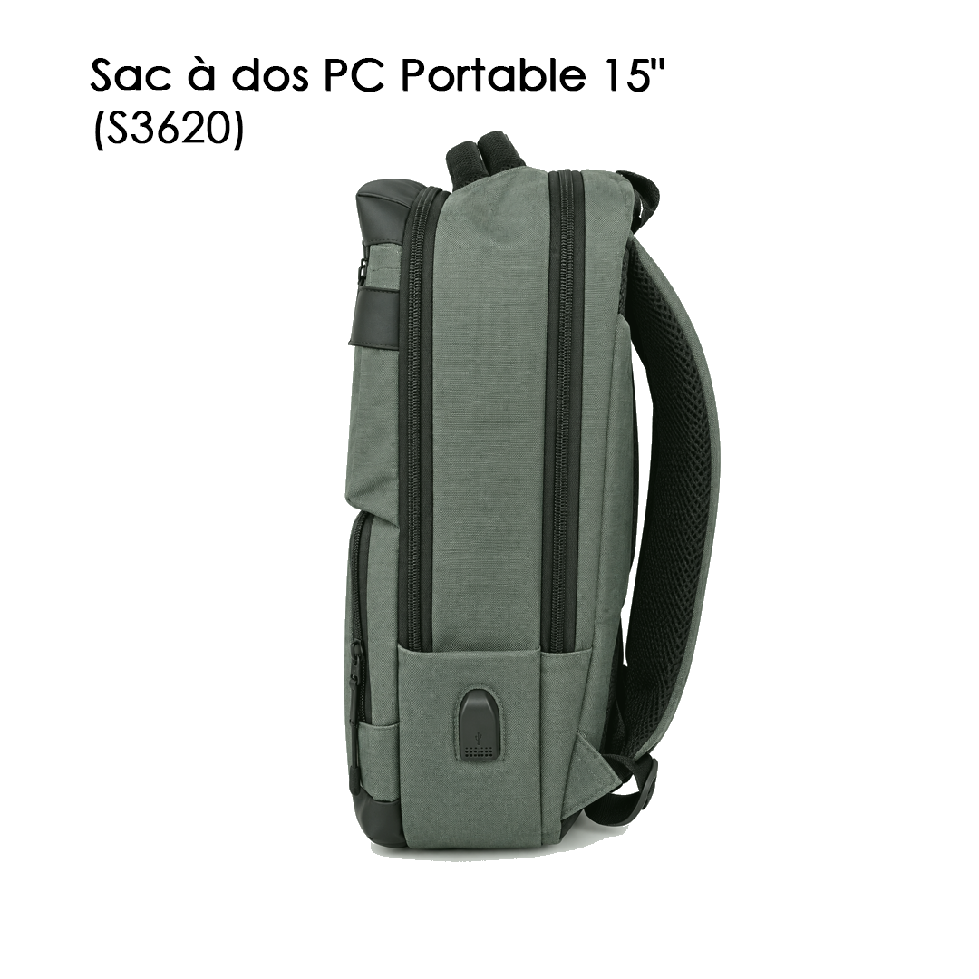 Sac à dos PC Portable 15" (S3620) Gris Chiné