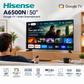 LED 50" HISENSE SMART 4K UHD / GOOGLE TV / 50A6500N