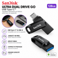 SanDisk Ultra Dual Drive Go USB Type-C™ - 128GB (Noir)