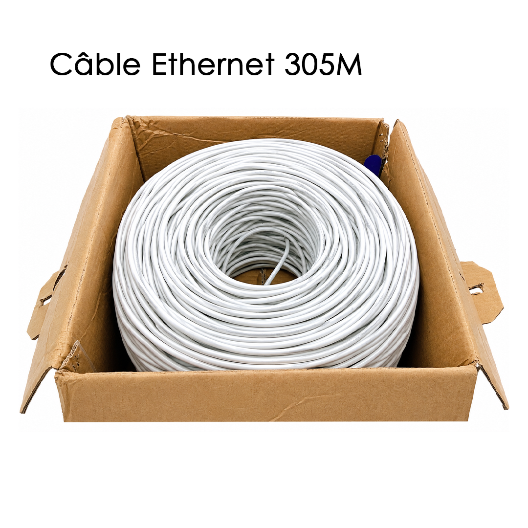 Cable Ethernet 305M - Cable Réseau CAT6