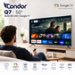 TV CONDOR Q7 50″ QLED Google TV 4K UHD 50UQ700