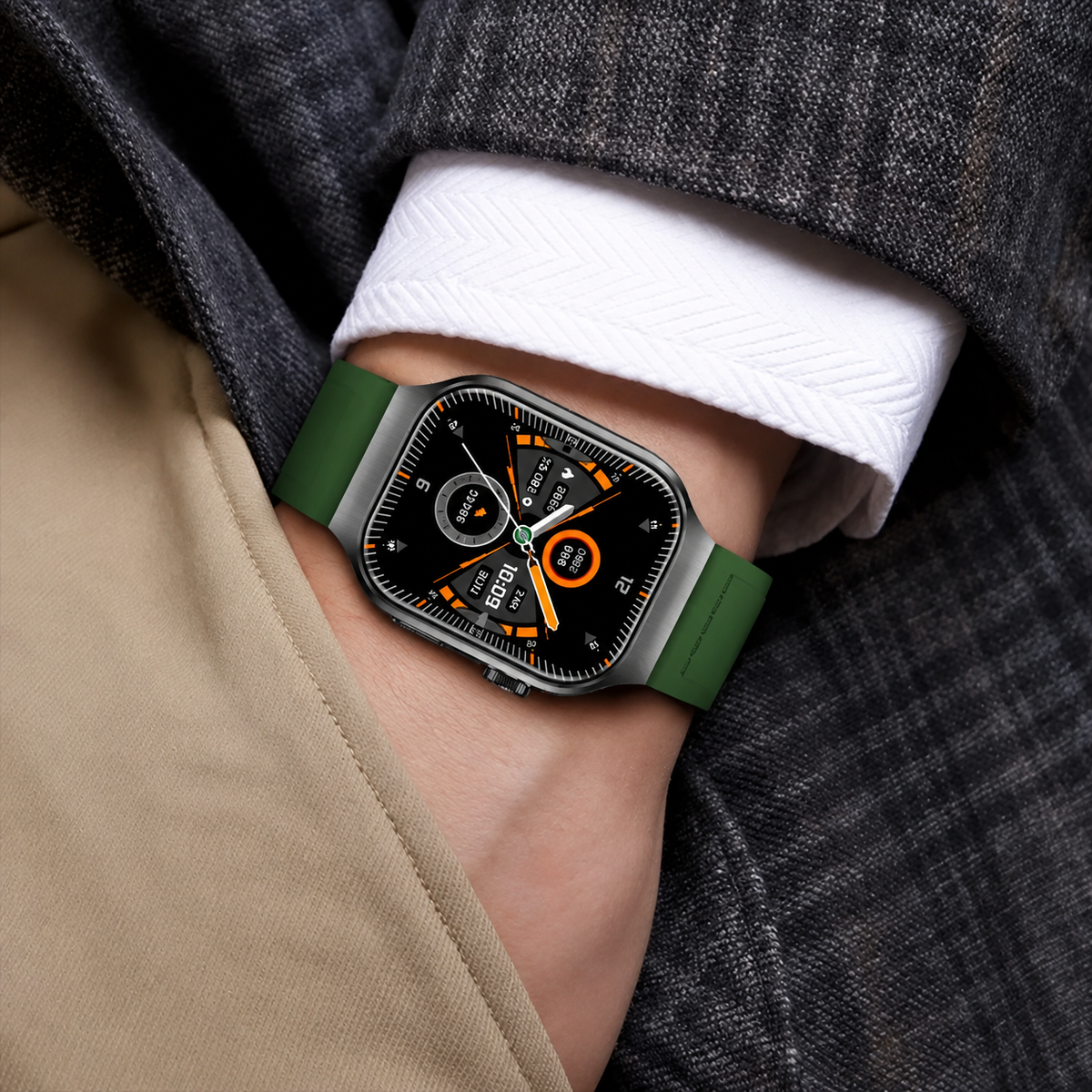 Smart Watch Green Lion Ridge - Écran 2.01" TFT IPS - Bluetooth 5.3