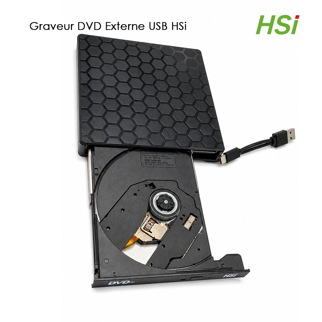Lecteur DVD Externe USB HSi