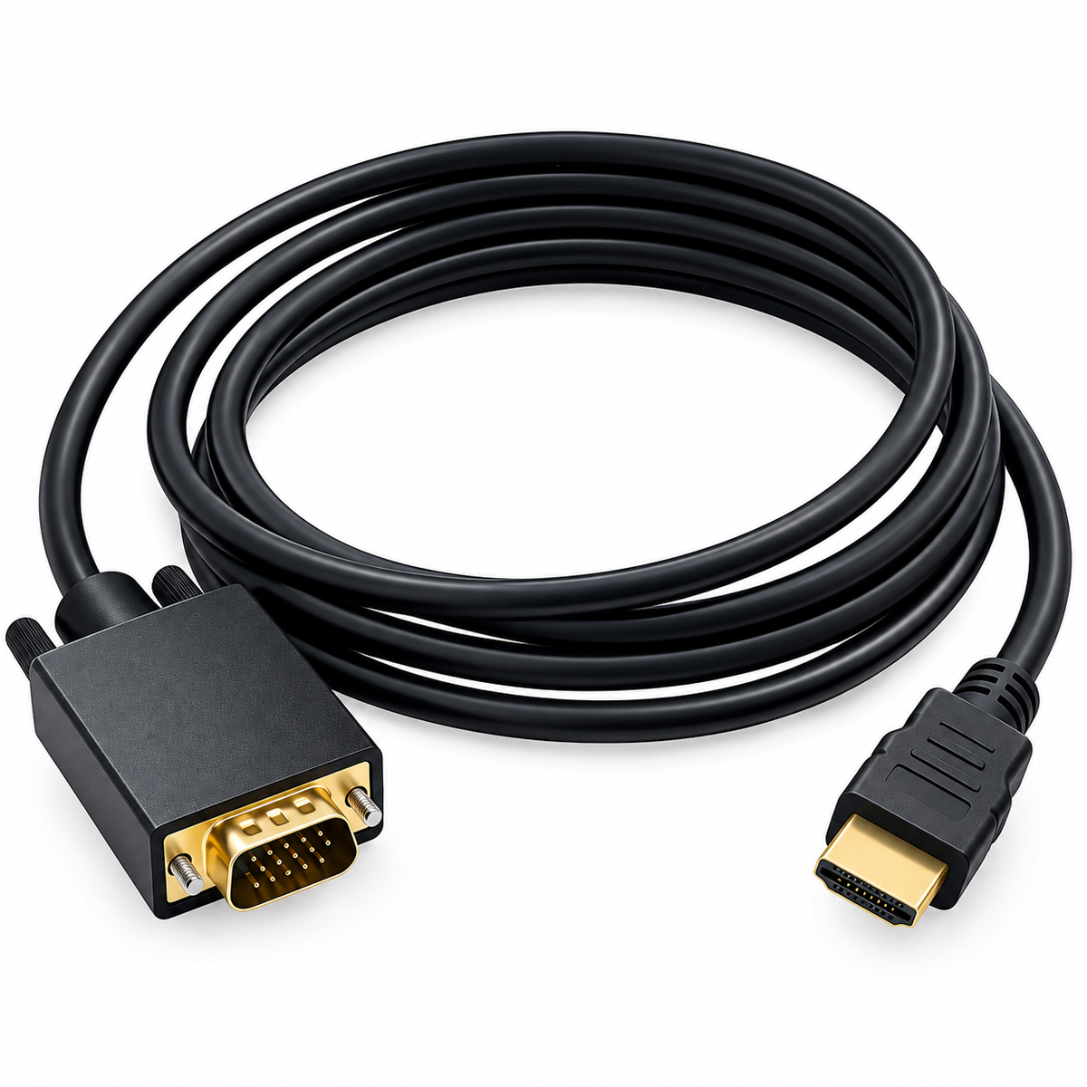 HDMI TO VGA CABLE (1.5M) - Câble Convertisseur HDMI vers VGA