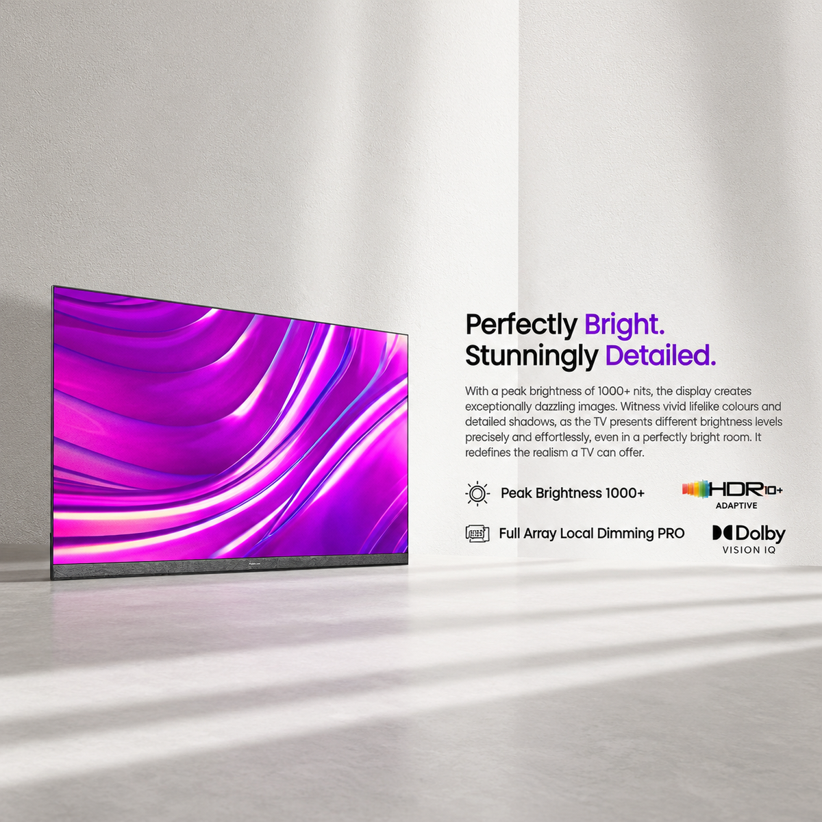 Hisense 55U8H – Televiseur 55 Pouces 4K UHD Smart TV (Mini-LED ULED / 120Hz / Dolby Vision IQ / VIDAA OS)