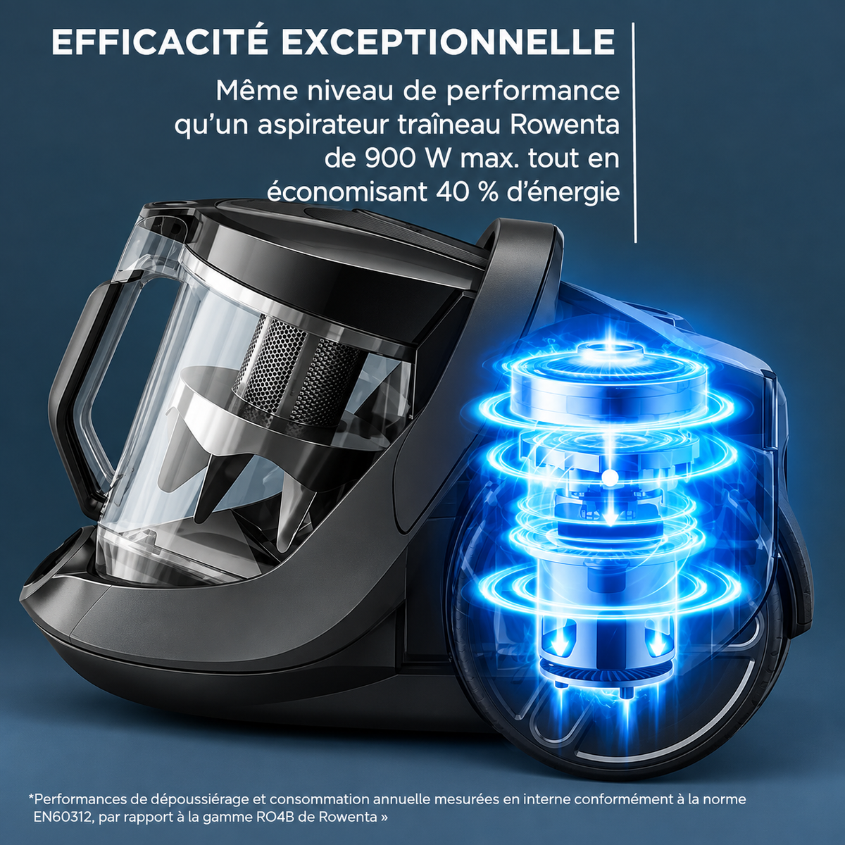 Rowenta Aspirateur sans sac Green Force Cyclonic RO7C71EA