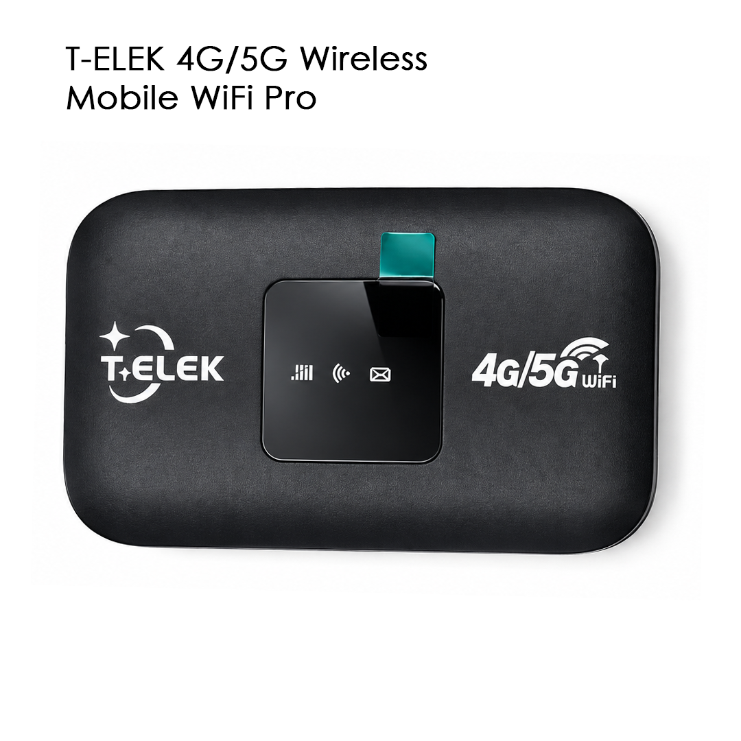 T-ELEK 4G/5G Wireless Mobile WiFi Pro - Routeur 300 Mbps