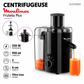 Moulinex – Frutelia Plus JU370810 – Centrifugeuse - Goulotte 6 cm, 2 Vitesses