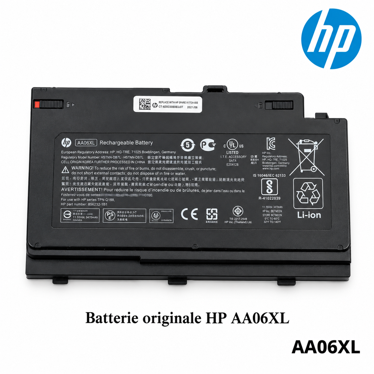 Batterie originale HP AA06XL