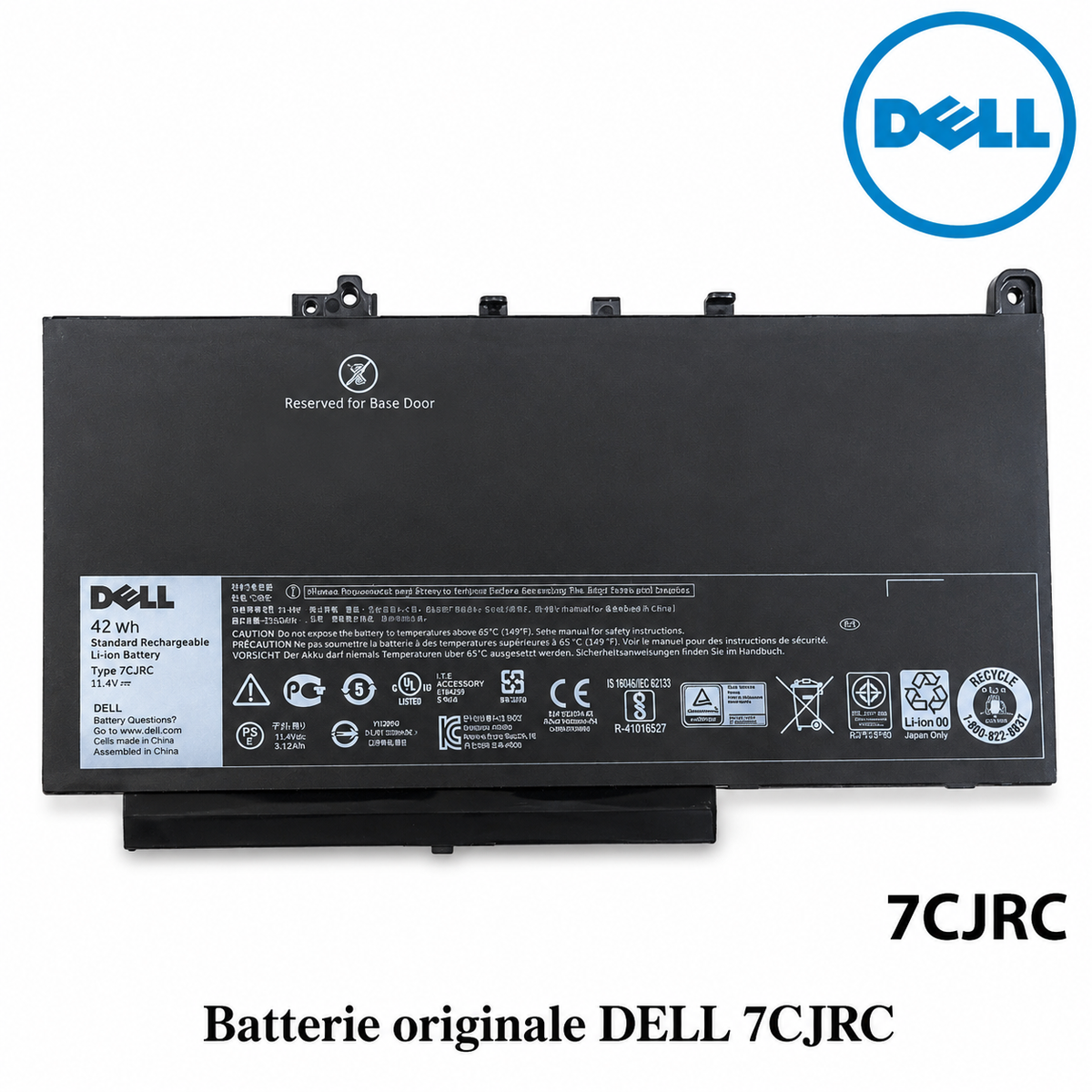 Batterie originale DELL 7CJRC PDNM2