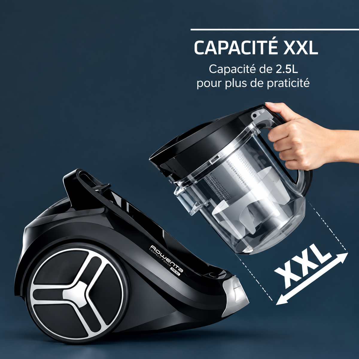 Aspirateur sans sac Compact Power XXL RO4B21EA Rowenta