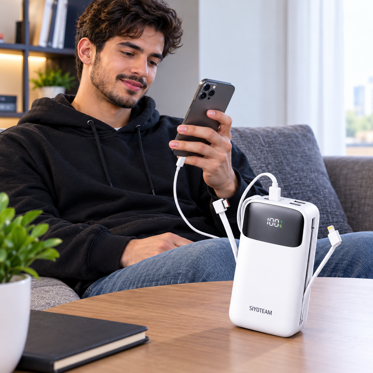 Power Bank SIYOTEAM PQ30 30000mAh 22.5W - Charge Rapide
