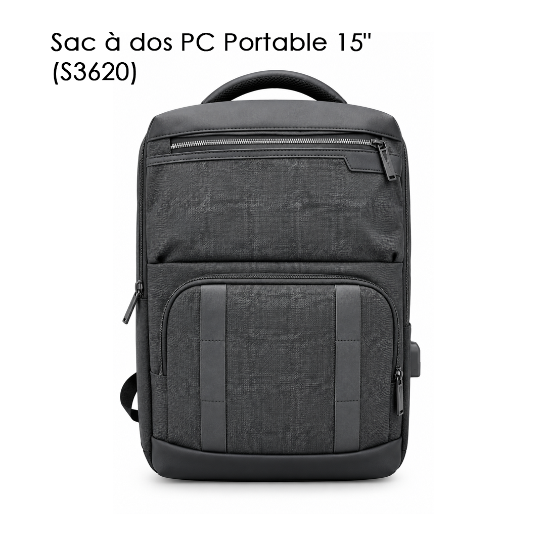 Sac à dos PC Portable 15" (S3620) Noir