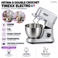 Tirexx PTR90G – Pétrin à Double Crochet - Cuve Inox 7 L - 1200 W