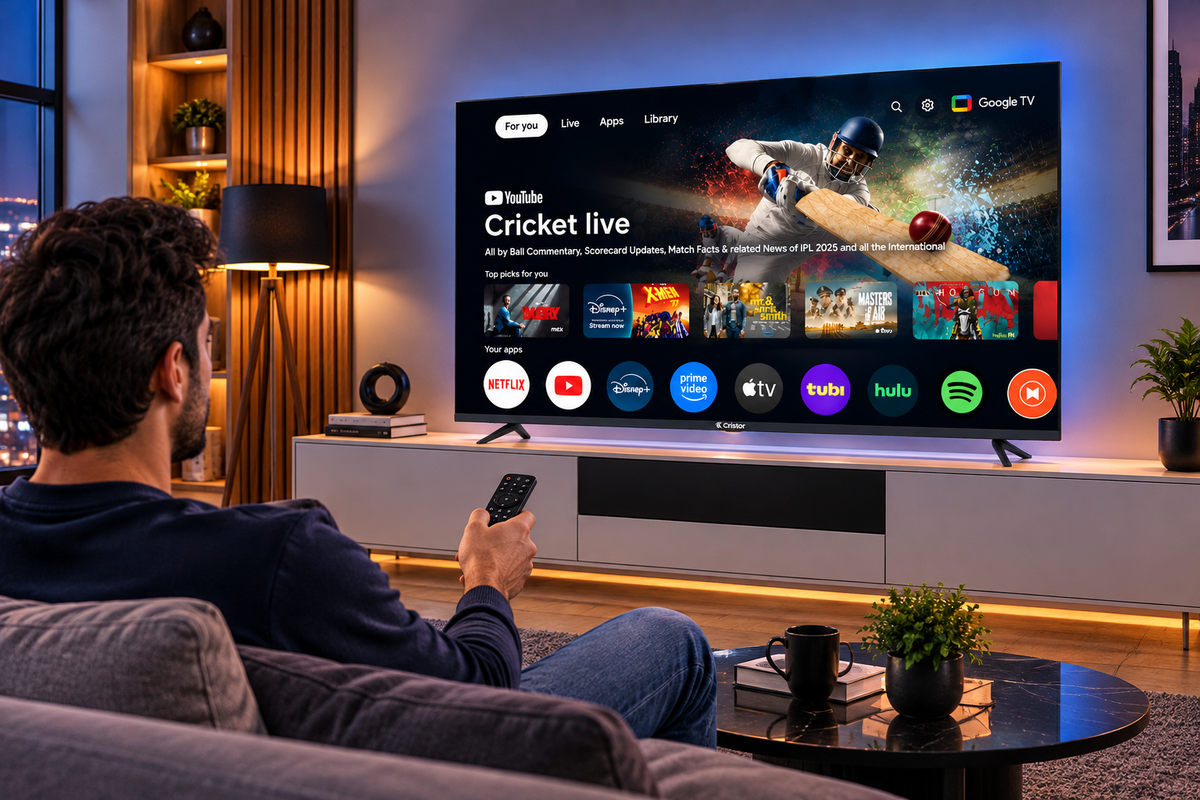 CRISTOR GOOGLE TV 65" UHD / SERIE I6 P65I6