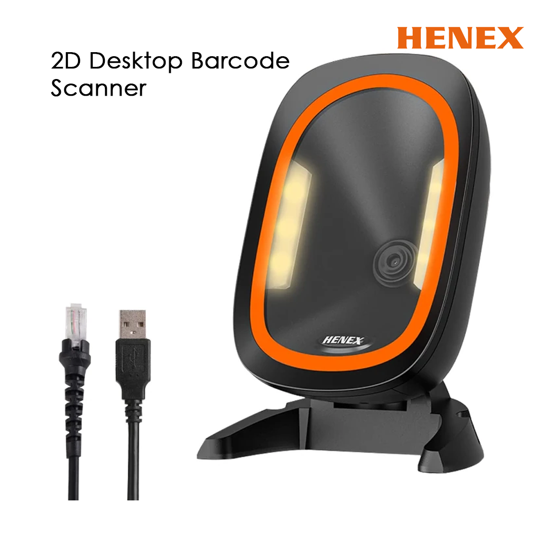 HENEX HC-666 - Scanner Code-barres 2D Bureau