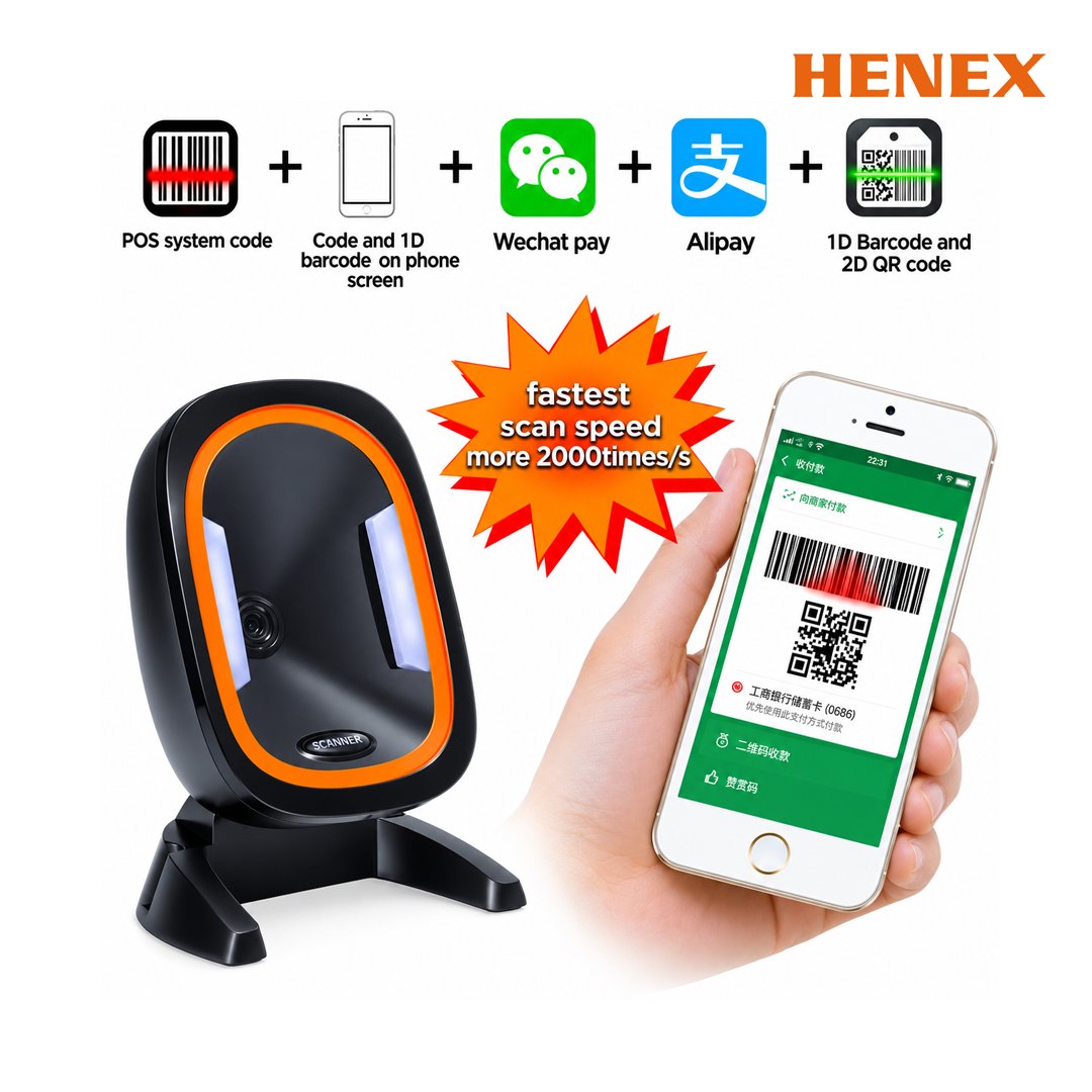 henex 2d barcode scanner hc-666