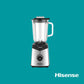 Hisense – 15TBSSS1 – Blender de Cuisine - Bol en Verre 1,5 L et Puissance 1000 W