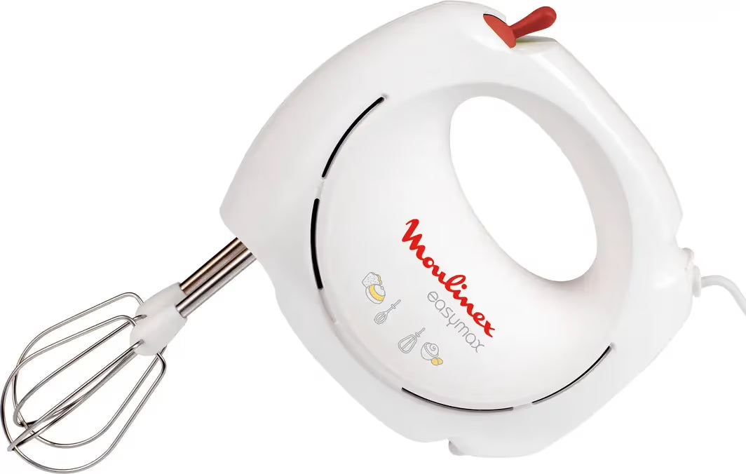 Moulinex – Batteur Electrique Easy Max – 200W - Blanc - Modèle ABM11A30