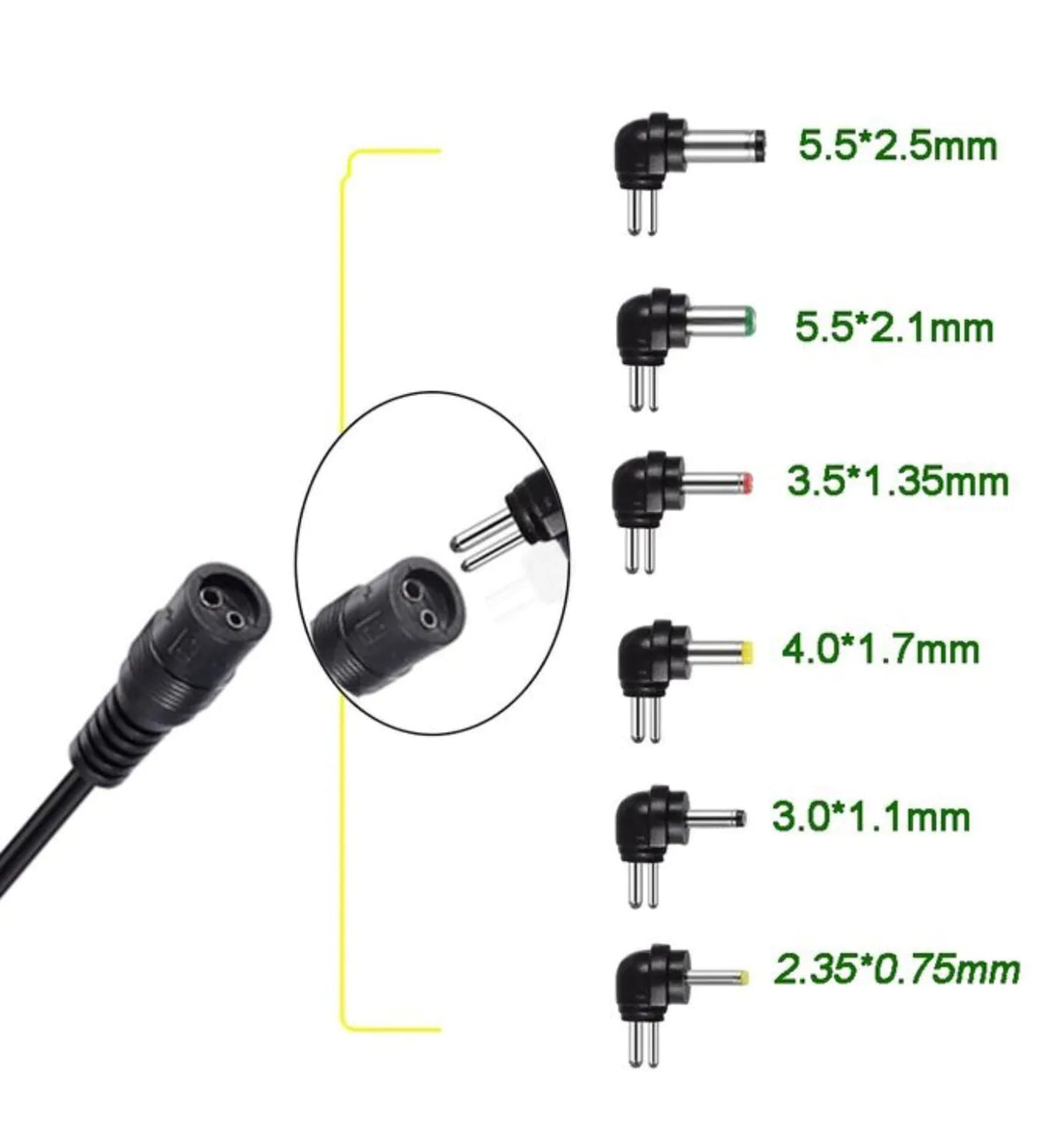 Adaptateur Universel Reglable SY8 3V-12V — 30W avec 6 Embouts