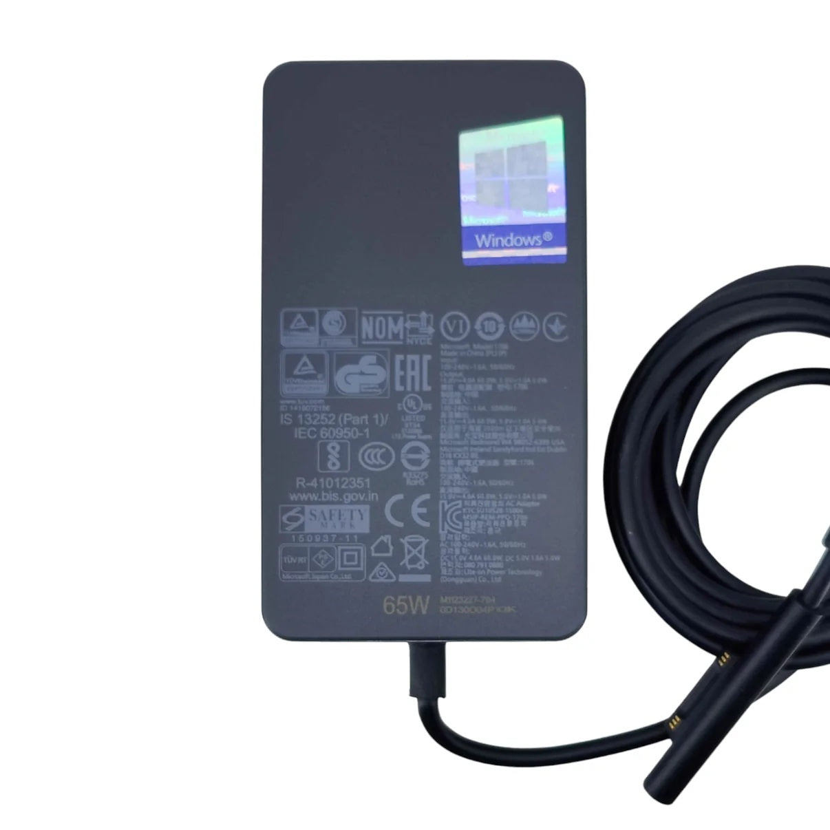 Chargeur Laptop Microsoft Surface model 1706 Original 65W 19.5V 3.33A avec Câble secteur État Neuf