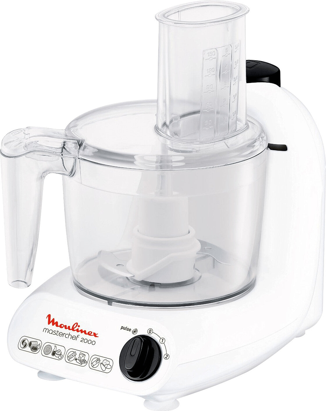 Moulinex – Masterchef 2000 FP211110 – Robot Multifonction - 500W, 7 en 1 avec Touche Pulse