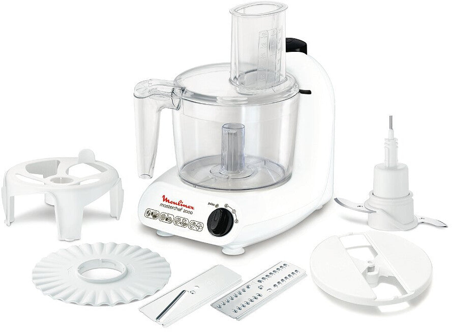 Moulinex – Masterchef 2000 FP211110 – Robot Multifonction - 500W, 7 en 1 avec Touche Pulse