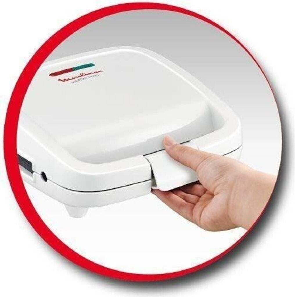 Moulinex – Waffle Time WJ170112 – Gaufrier - 2 Plaques Gaufrées Belges